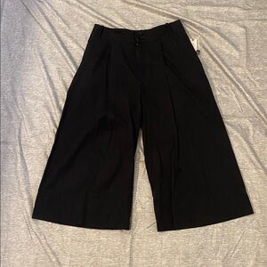 Anthropologie Wide Leg Crop Gaucho Pants Women’s Sz 6 Dark Blue NWT